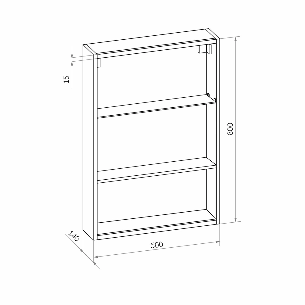 Зеркала-шкафы Reflexion Box RF2419BL