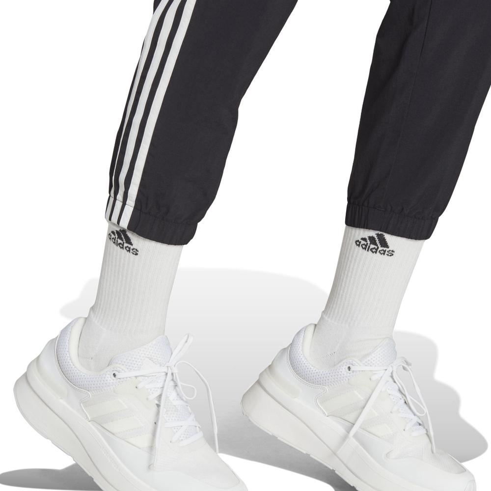 Женские теннисные брюки adidas 3 Stripes Woven 7/8 Women - Black, White