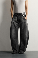 ДЖИНСЫ LOOSE BARREL FIT — ZARA