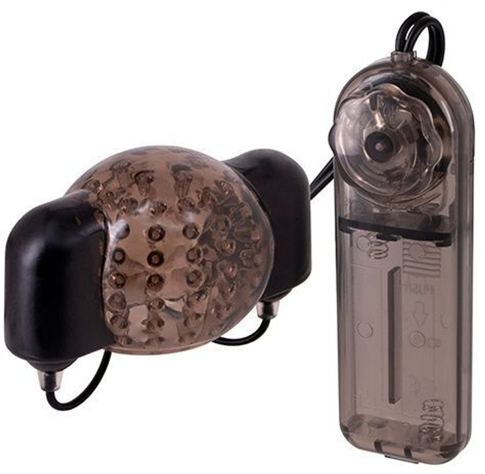 Стимулирующая насадка для головки DUAL POWER PENIS HEAD SLEEVE (Цвет: дымчатый)