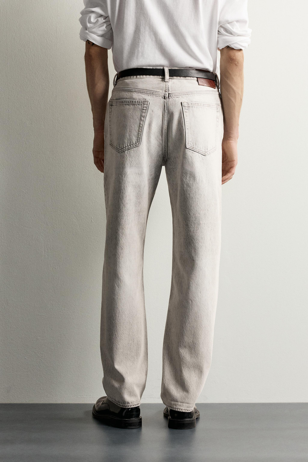 ДЖИНСЫ STRAIGHT FIT ACID WASH — ZARA