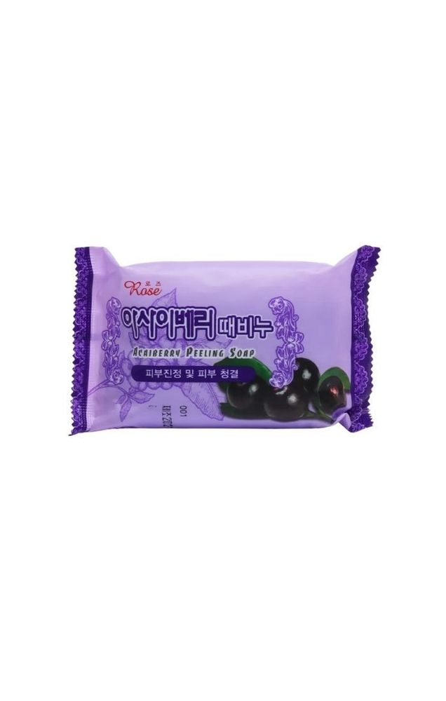 Мыло-пилинг с экстрактом ягод асаи Rose Acaiberry Peeling Soap