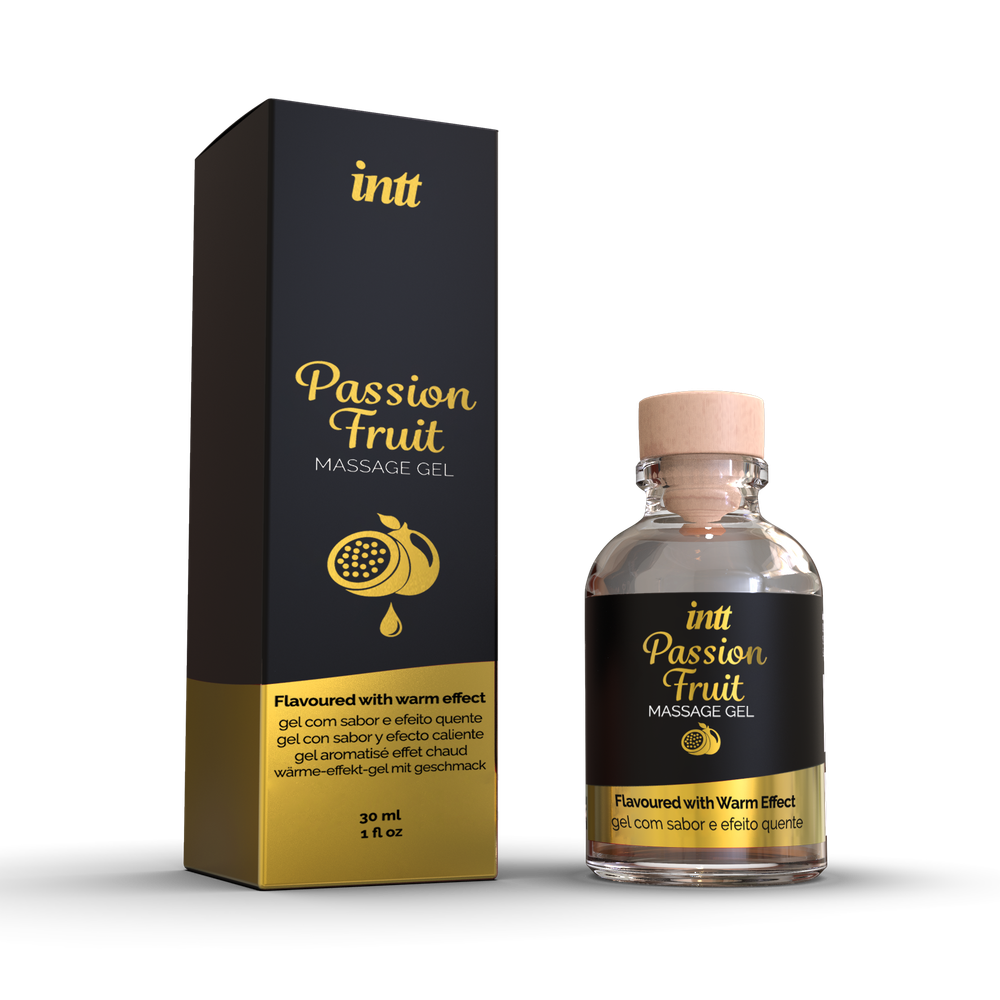 INTT   Массажный гель с ароматом маракуйи "Passion Fruit" - 30 мл.