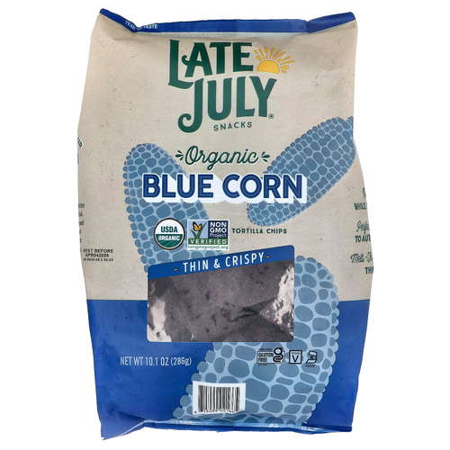 Late July, Organic Tortilla Chips, Blue Corn, 10.1 oz (286 g)