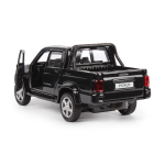 Модель ин. мет. "UAZ Pickup" 12см, открыв. двери, черный в коробка PICKUP-BK (Технопарк)