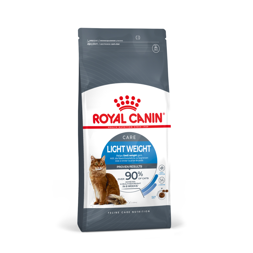 Royal Canin Light Weight Care Лайт вейт кэа Корм сухой для взрослых кошек для профилактики избыточного веса 8кг