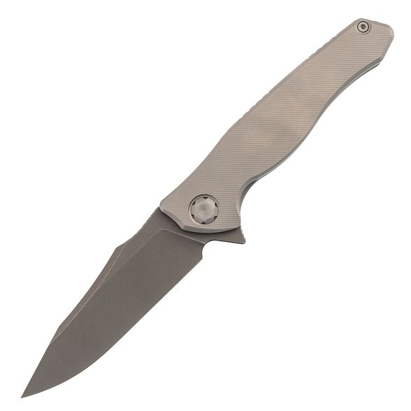 Цена наСкладной нож Maxace Killer Whale 2.0, сталь ASP-60, рукоять Grey Titanium TC4
