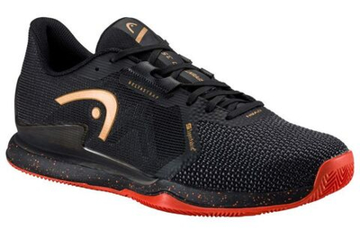 Мужские кроссовки теннисные Head Sprint Pro 3.5 SF Clay - black/orange