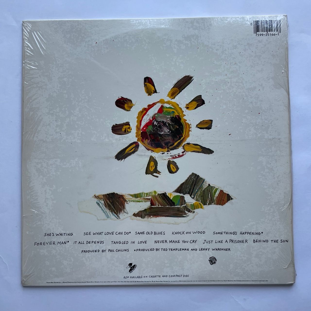 Винтажная виниловая пластинка LP Eric Clapton Behind The Sun (США 1985)