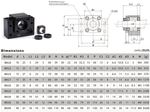 Опора ШВП BK15 C5 COUP-LINK - чертеж