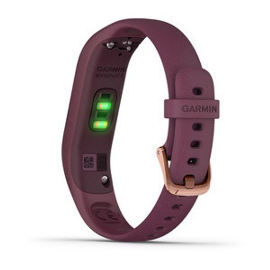 Фитнес-браслет Garmin Vivosmart 4 Бордовые с золотом, S/M 010-01995-21