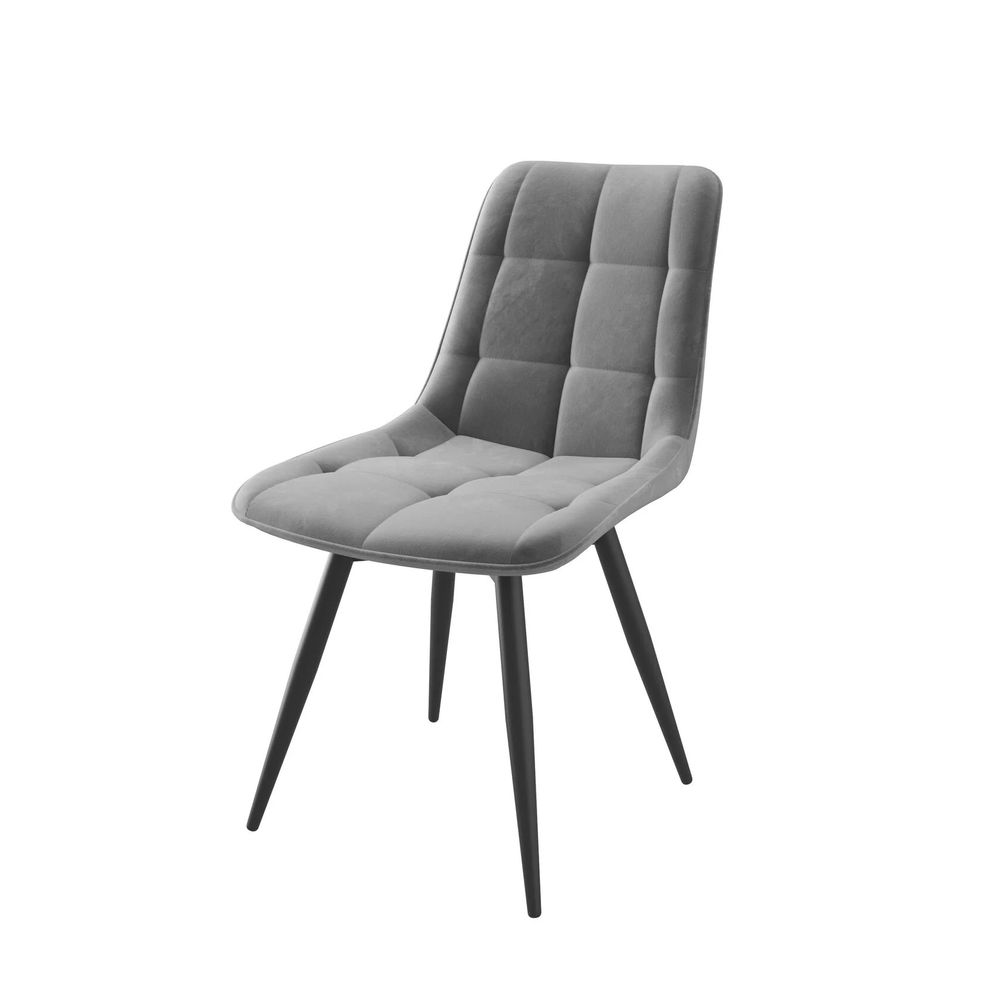 Стул MARIO M-R, c56 SMOKY GREY LUX/ЧЕРНЫЙ Стул MARIO M-R, c56 SMOKY GREY LUX/ЧЕРНЫЙ
