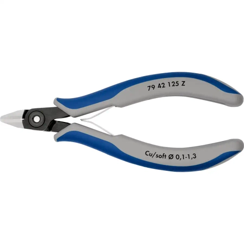 Прецизионные кусачки боковые для электроники чернёные 125 мм Knipex 79 42 125 Z