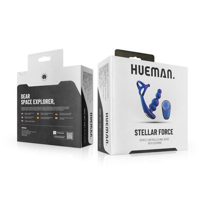 Hueman Stellar Force - Эрекционное виброкольцо с анальной ёлочкой