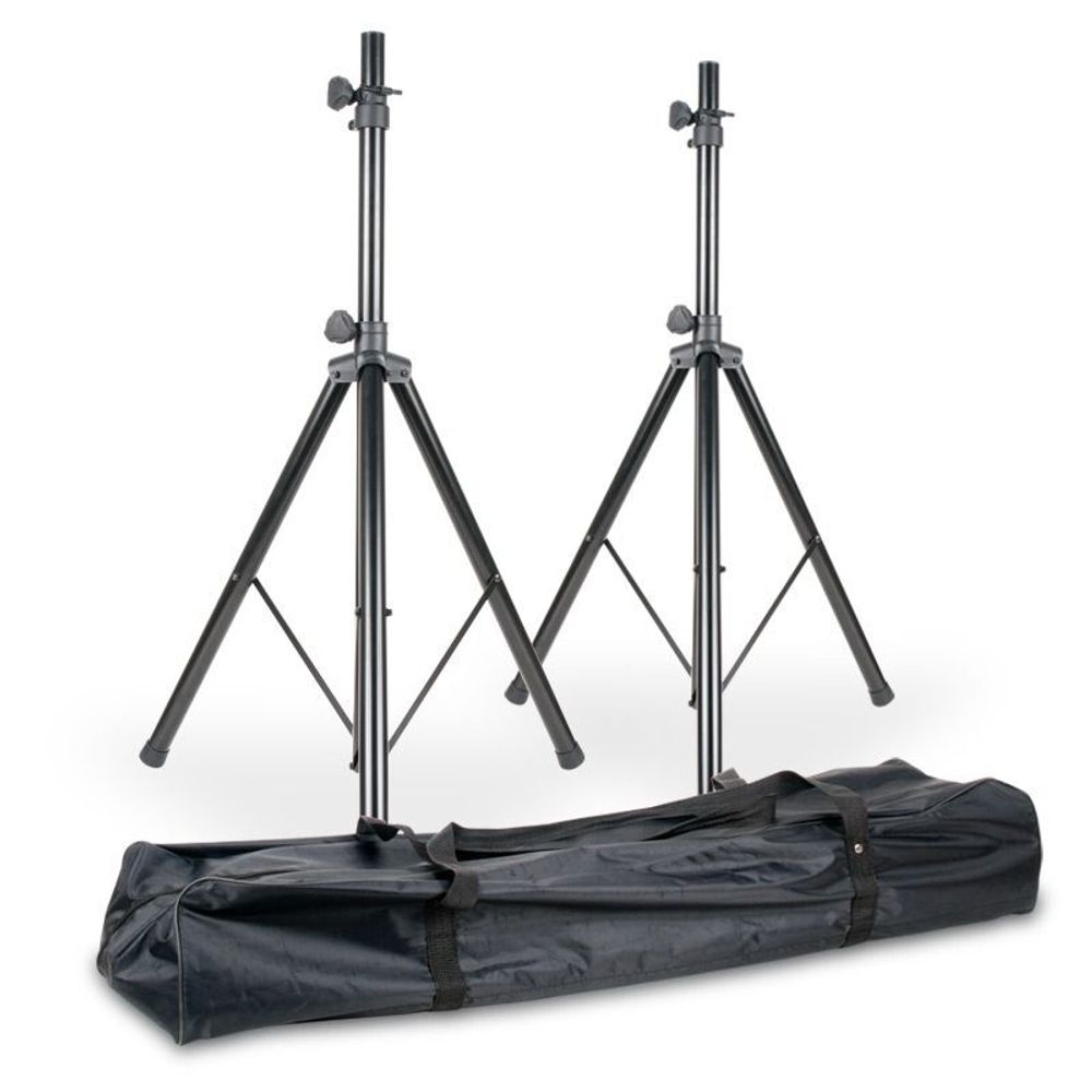 ADJ SPSX2B - 2 x SPS-1B Speaker Stand (Black), Carry Bag ADJ SPSX2B - 2 x SPS-1B Speaker Stand (Black), Carry Bag
