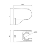 Держатель для лейки Milardo 360CP00M53 хром, коробка