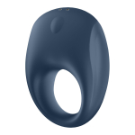 Эрекционное кольцо Satisfyer Strong One с возможностью управления через приложение (Цвет: темно-синий)