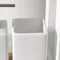 Набор аксессуаров для ванной комнаты SAVANNA Square, 3 предмета (дозатор для мыла, стакан, подставка), цвет белый
