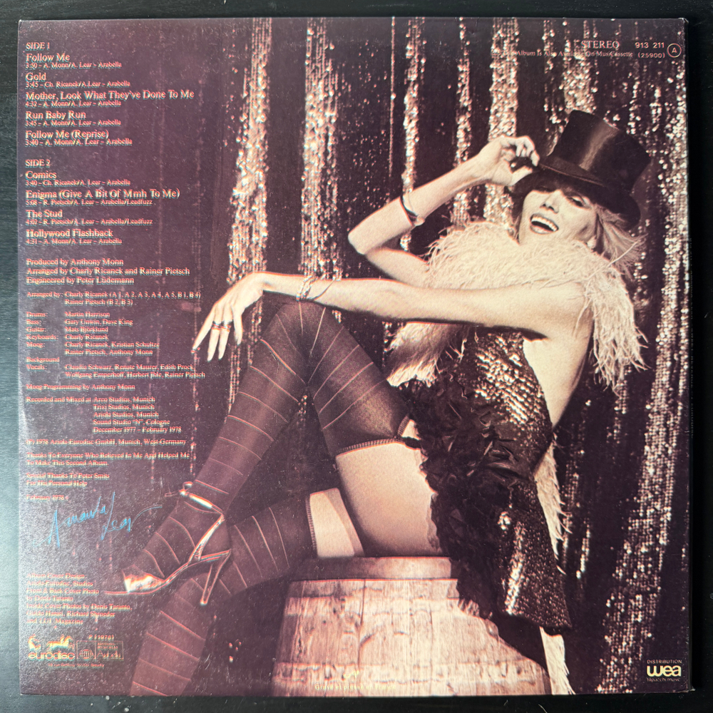 Amanda Lear ‎– Sweet Revenge (Франция 1978г.)