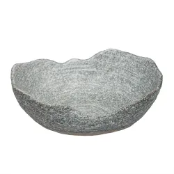 Салатник 1000 мл 22,9*18,2 см h7,7 см Wave Up Stone Crush Untouched Taiga P.L. [1]