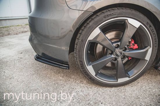 Сплиттеры бампера заднего боковые для AUDI RS3 8V Sportback (15-16)