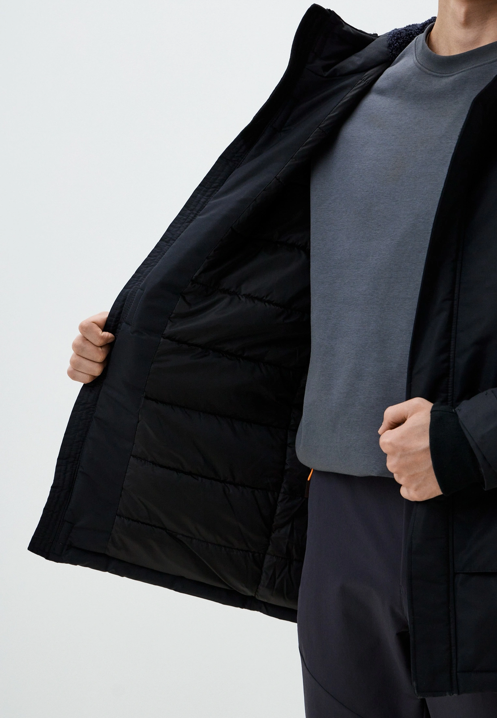 Куртка CMP MAN Parka Fix Hood, артикул 33K2207, цвет NERO (U901)