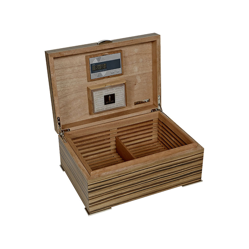 Хьюмидор для сигар Artwood Zebrano AW-01-43
