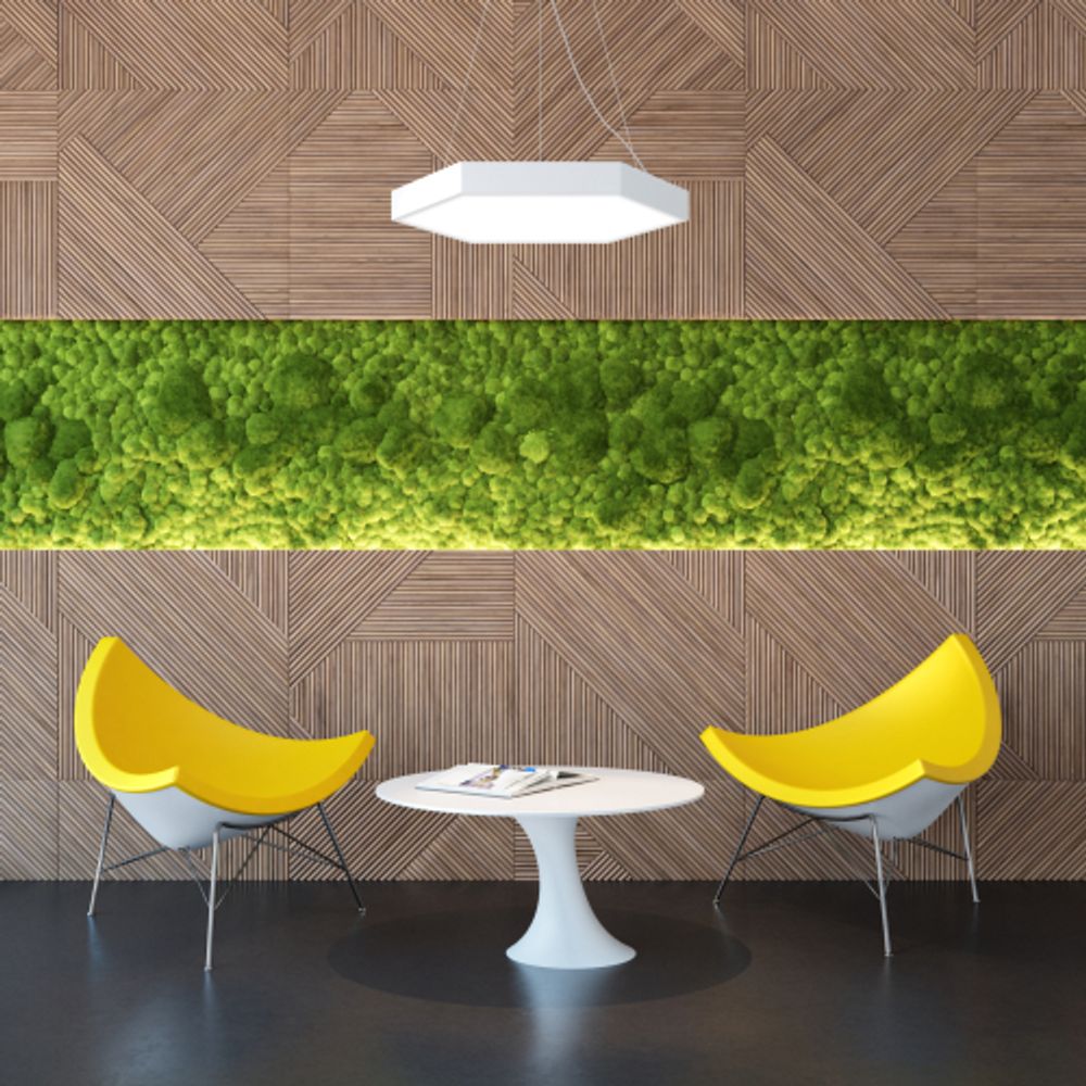 Светильник LED ЭРА Geometria SPO-122-W-40K-066 Hexagon 66Вт 4000К 5300Лм IP40 800*800*80 белый подвесной | Декоративные светильники Geometria