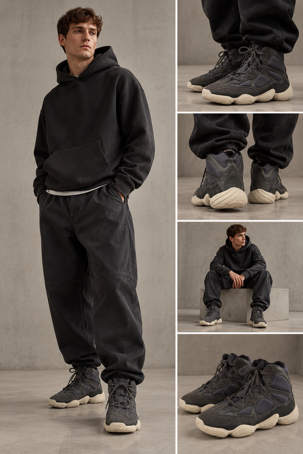 Кроссовки Adidas Yeeze 500 High, 42