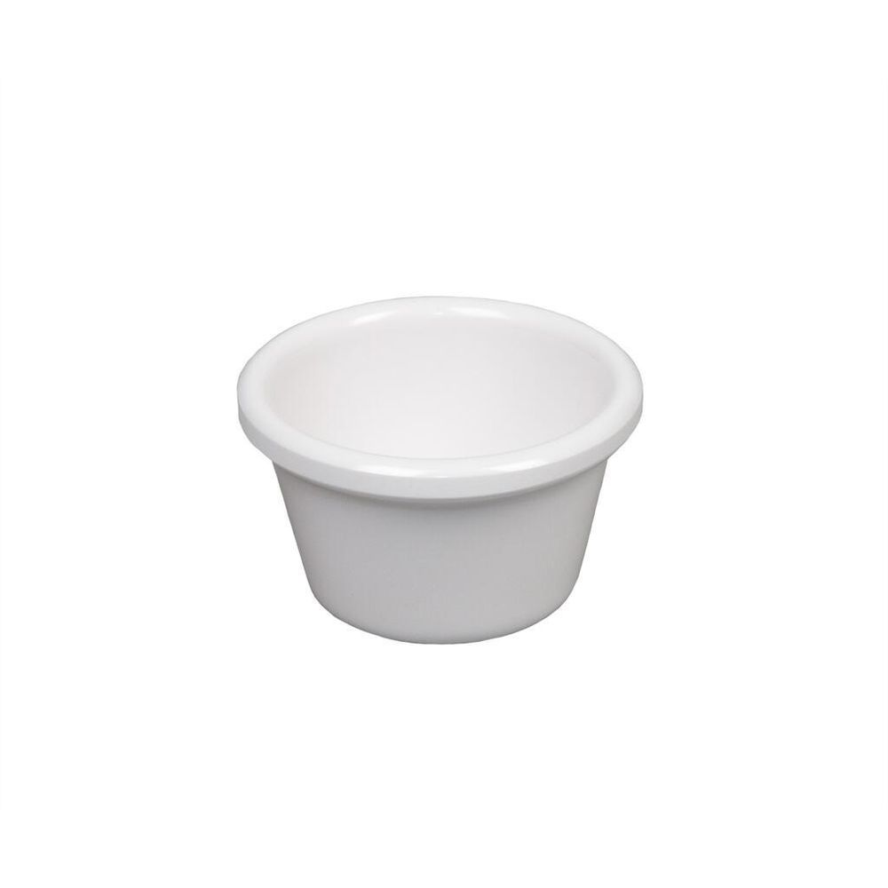 Соусник 50 мл d 5,9 см h3,6 см круглый пластик белый P.L. Proff Cuisine