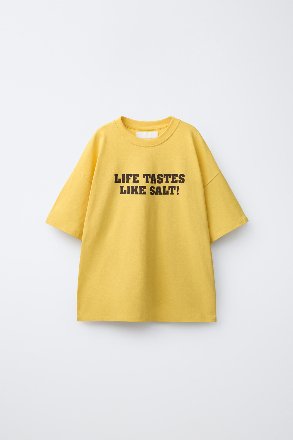 ZARA X PUKAS ФУТБОЛКА PUKAS SURF С НАДПИСЬЮ, ЖЕЛТЫЙ