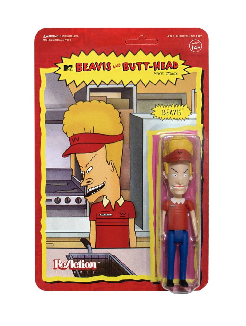 Фигурка Super7 - Beavis and Butt-Head ReAction Figure - Burger World Beavis
