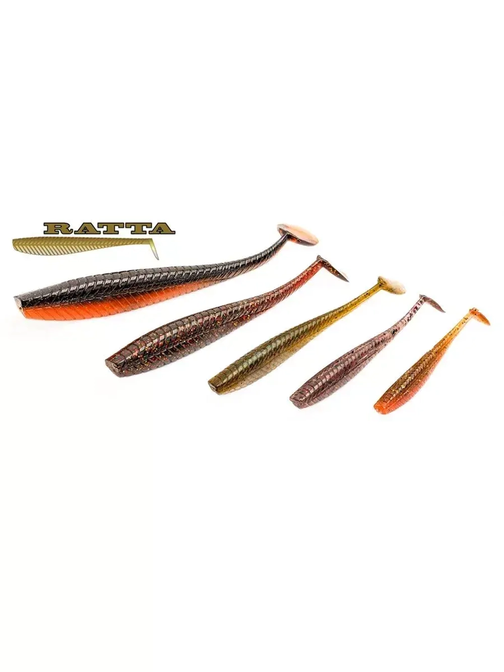Виброхвост Pontoon21 Homunculures Ratta, 2.75'', длина 69,9мм, вес 2,4гр, цвет 416, в упаковке 8шт