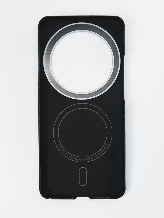 Карбоновый чехол для XiaoMi 15 Ultra с MagSafe ночной-синий (Night-Blue)