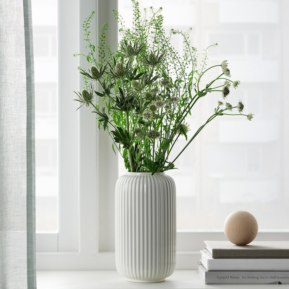 IKEA STILREN  (ИКЕА СТИЛРЕН)  -  Ваза - белый 22 см