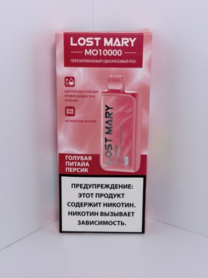 Lost Mary MO 10000 Голубая Питайа Персик