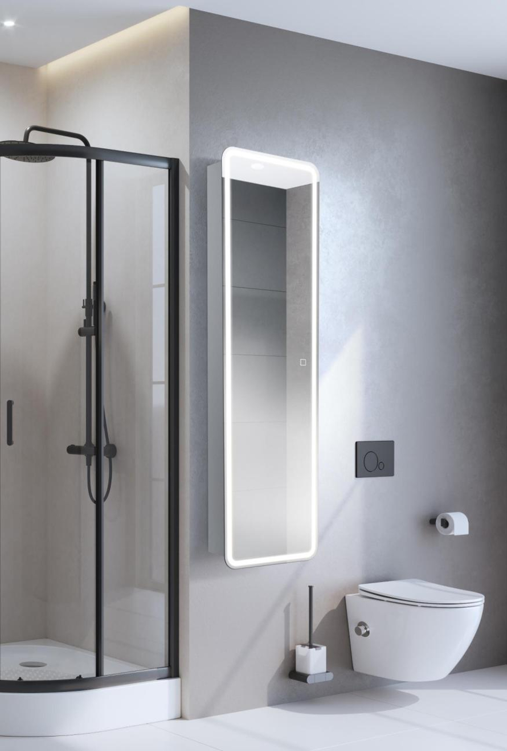 Зеркальный шкаф BelBagno Marino SPC-MAR-450/1600-1A-LED-TCH