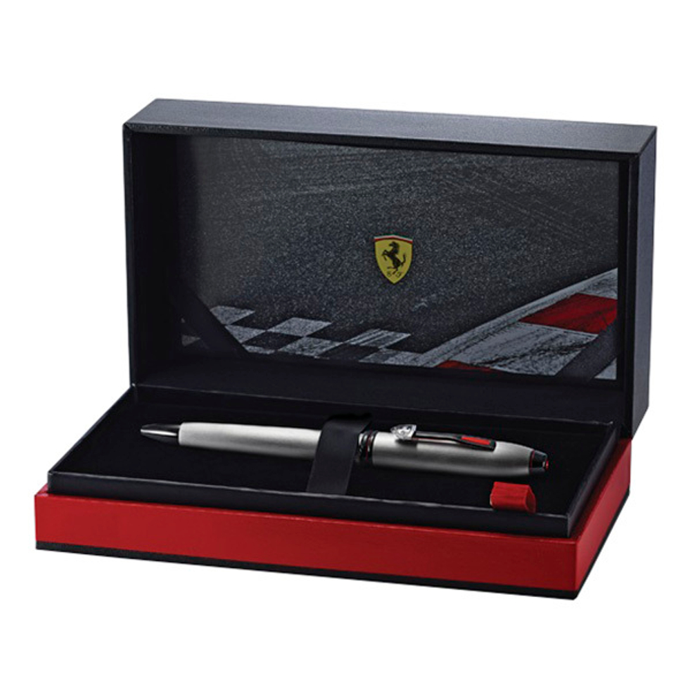 Черная ручка-роллер Cross Selectip Townsend Ferrari Brushed Aluminum