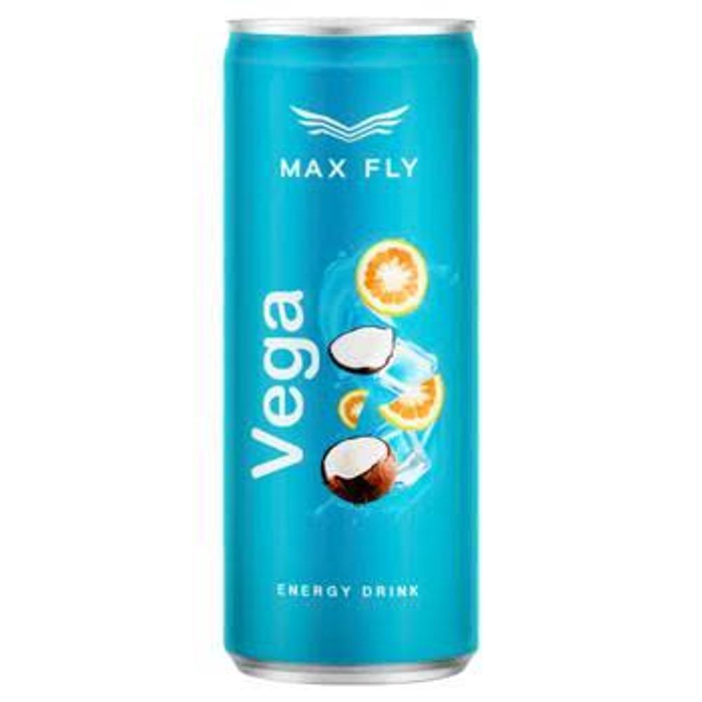 Энергетический напиток Max Fly "Vega" 250мл 24шт/уп