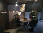Подвесной дизайнерский светильник  Curve Ball от Tom Dixon (золотой)