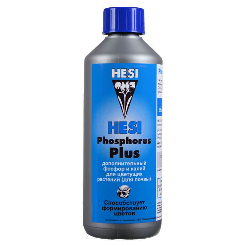 Бутылка HESI Phosphorus Plus, синий жидкий PK-стимулятор для почвы, 05 л