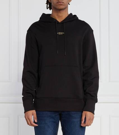 Худи CANVAS CURVE GRAPHIC CALVIN KLEIN JEANS - черный(J30J324228)