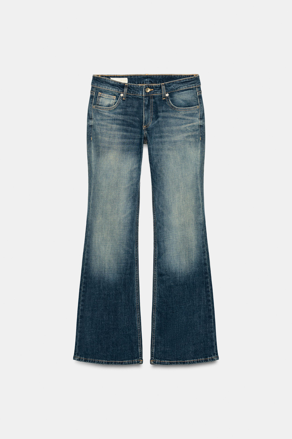 ДЖИНСЫ TRF BOOTCUT С НИЗКОЙ ПОСАДКОЙ — ZARA