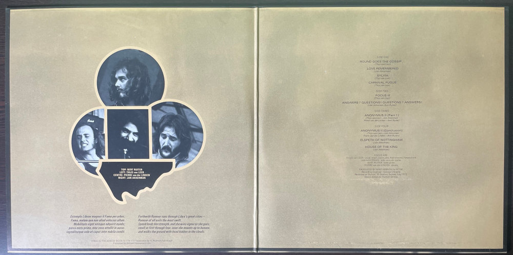 Focus ‎– Focus 3 2LP (Германия 1972г.)