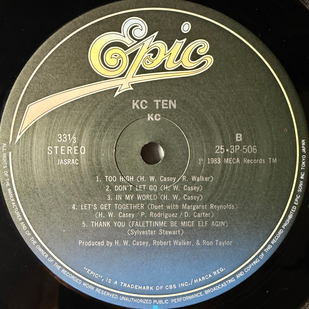 KC – KC Ten (Япония 1983г.) Т