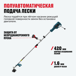 Триммер электрический ALTECO ET 1500-42