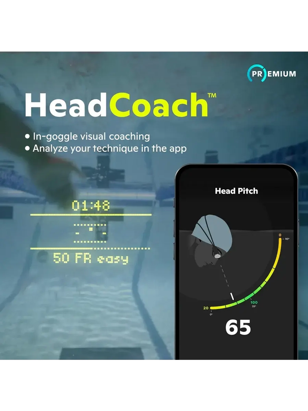Умные очки для плавания FORM Smart Swim Goggles