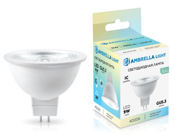 170904 LED MR16 9W IC GU5.3 4000K 175-265V 38°