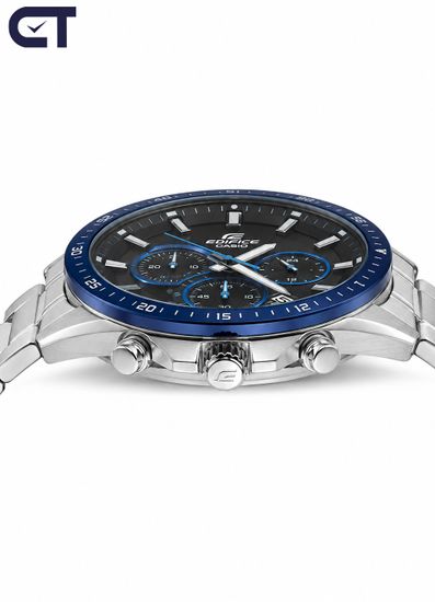 CASIO EFV-540D-1A2VUDF EDIFICE мужские наручные часы — стальной хронограф с черный циферблатом