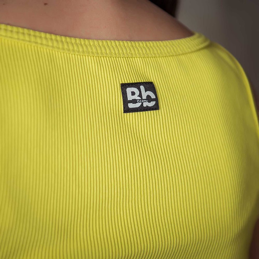Топ "Bb team yellow" женский